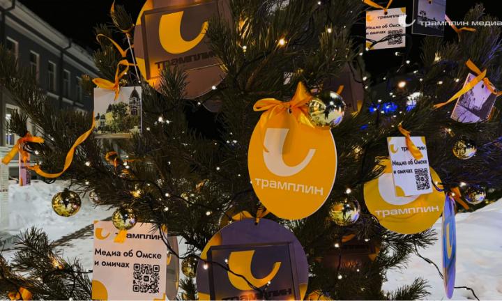 Необычные ёлочки Медиа Трамплин появились на Зимнем Любинском. Приходите!