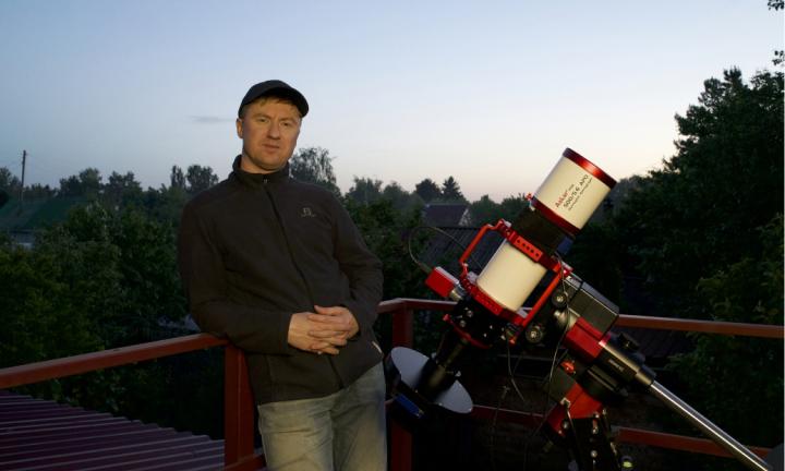 Омский астрофотограф снимает туманности и галактики на крыше собственной бани