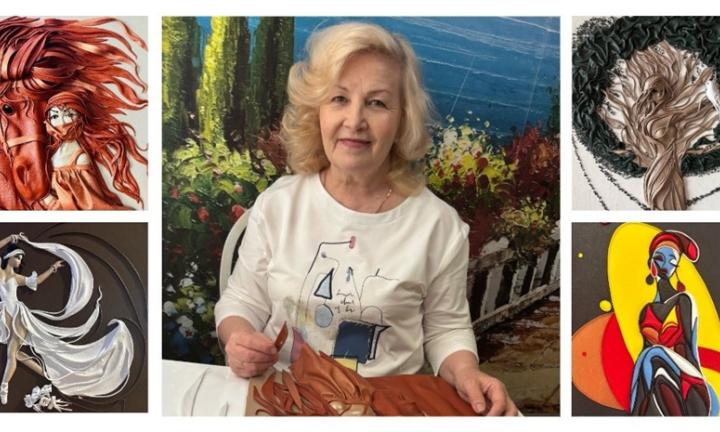 Из старой сумки — в шедевр. Мастерица из Омска «пишет» картины кожей