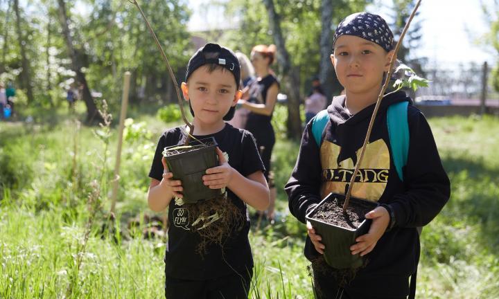 «Омск — город сад!» меняет вторсырье на саженцы