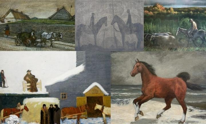 От Пегаса до деревенского трудяги. В Омске открылась выставка, посвящённая Году Огненной Лошади