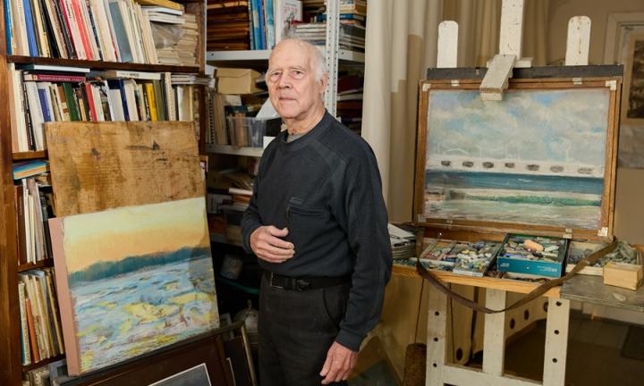 В мастерской художника. Иван Желиостов, заслуженный художник России 