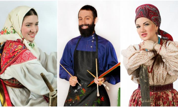 Виталина Бацарашкина, Анатолий Коненко, Генрих Бефус и другие в традиционных образах русской культуры