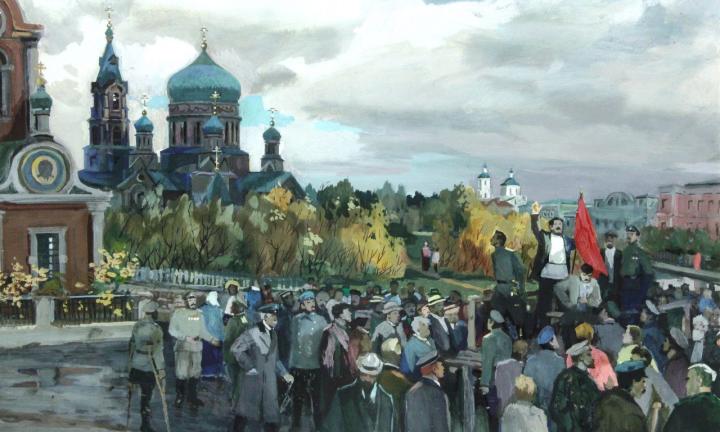 В музее Кондратия Белова открылась выставка «Два мира»