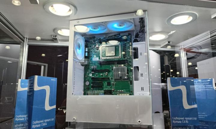 На «Электронике России» впервые показали уникальный процессор «Иртыш»
