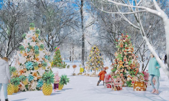 Дизайнеры оценили проект омского сквера с ананасами и кактусами