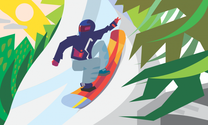 Любителям экстрима: где покататься на сноуборде в Омске