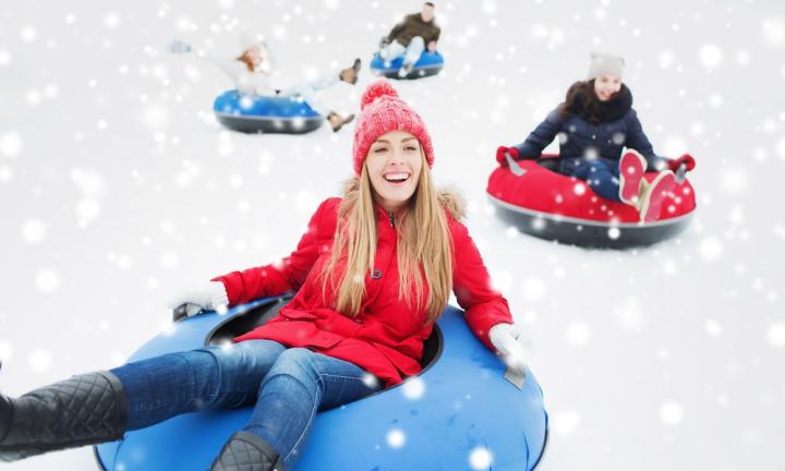 Открытие тюбинговой трассы в санатории «Колос»